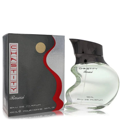 An image displaying Rasasi Chastity by Rasasi Eau De Parfum Spray 3.3 oz for Men by Rasasi