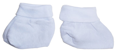 An image displaying White Booties by Bambini