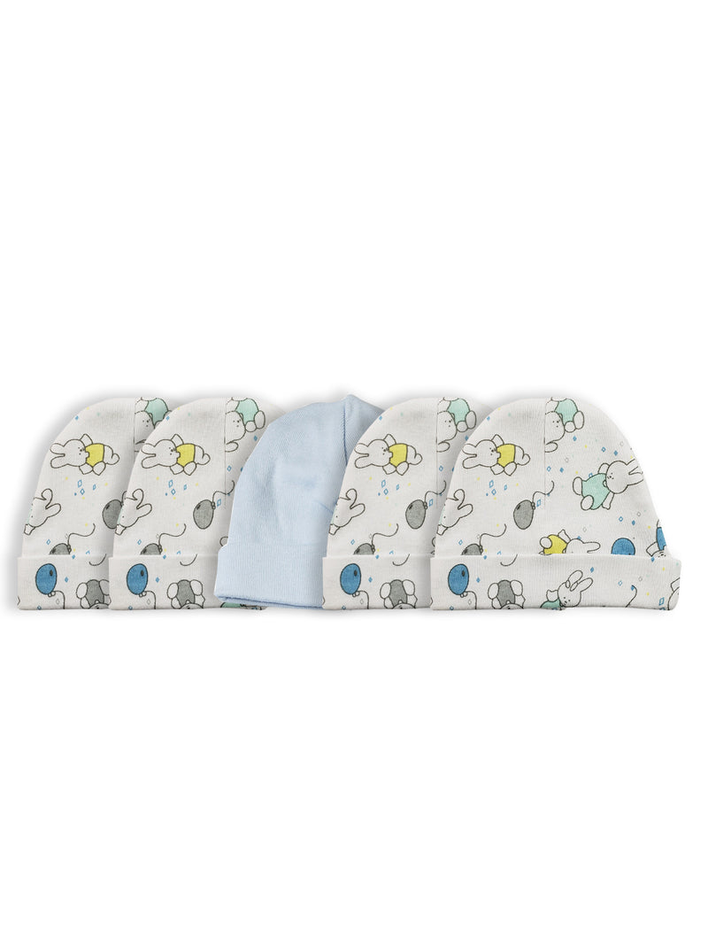 An image displaying Baby Cap (pack Of 5) by Bambini