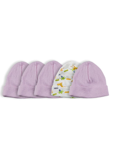 An image displaying Girls Baby Cap (pack Of 5) by Bambini