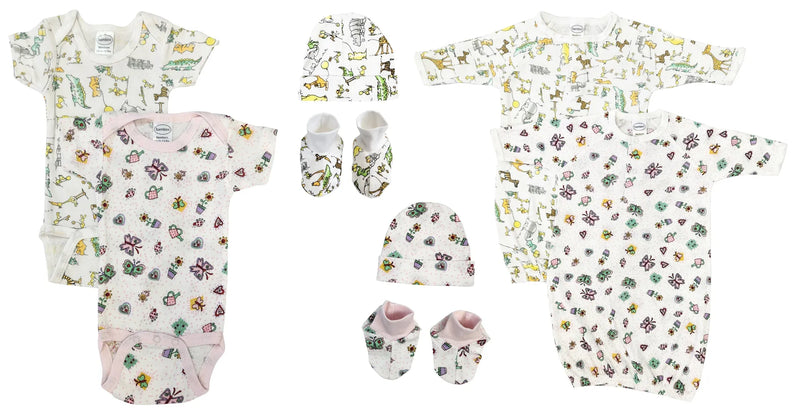 An image displaying Newborn Baby Girl 8 Piece Sets by Bambini