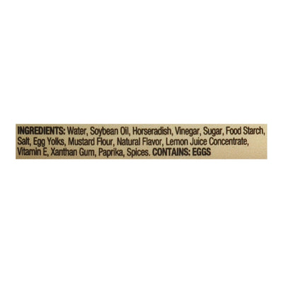 Silver Spring Sauce - Horsradish - Case Of 9 - 9.25 Fl Oz - Orca Market
