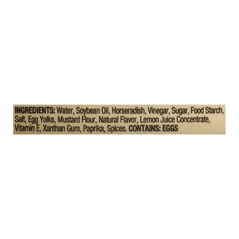 Silver Spring Sauce - Horsradish - Case Of 9 - 9.25 Fl Oz - Orca Market