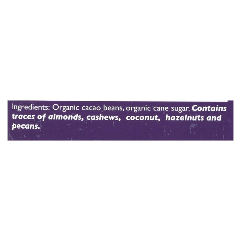 Taza Chocolate - Bar Seriously Dark - Case Of 10 - 2.5 Ounce