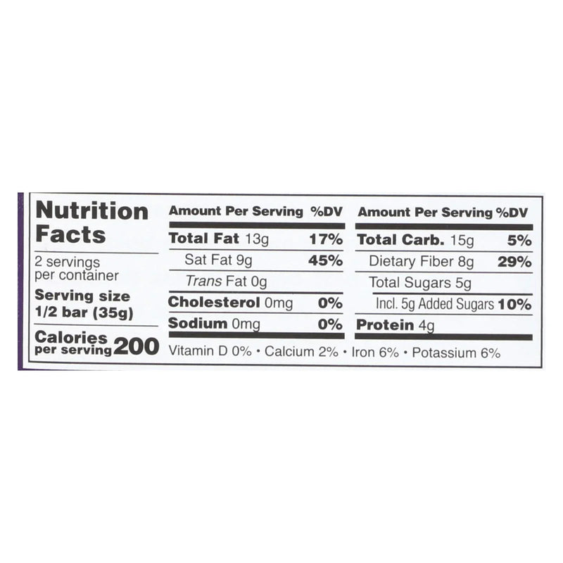 Taza Chocolate - Bar Seriously Dark - Case Of 10 - 2.5 Ounce