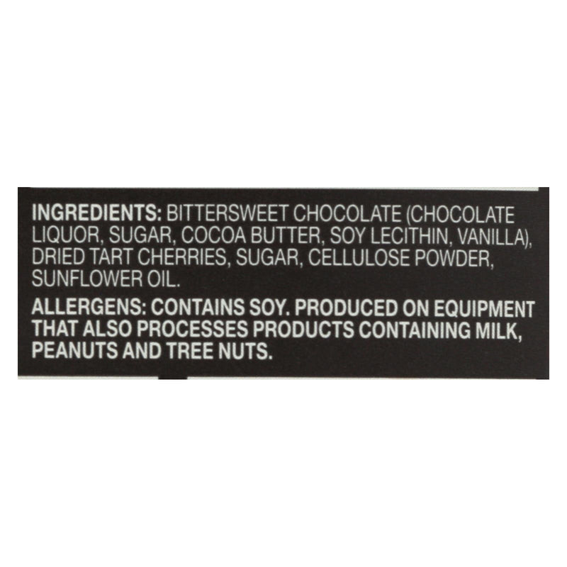 Endangered Species Natural Chocolate Bars - Dark Chocolate - 72 Percent Cocoa - Cherries - 3 Oz Bars - Case Of 12 - Orca Market