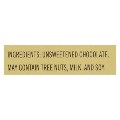 Ghirardelli Premium Baking Bar - 100% Cacao Unsweetened Chocolate - Case Of 12 - 4 Oz - Orca Market