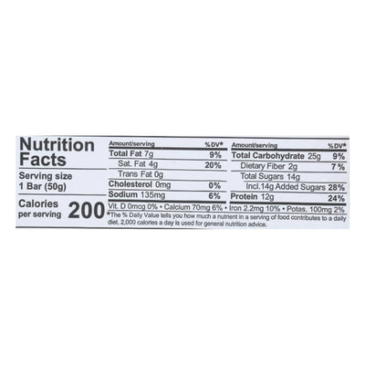An image displaying Nugo Nutrition Bar - Dark - Chocolate Chocolate Chip - 50 G - Case Of 12 by Nugo Nutrition Bar
