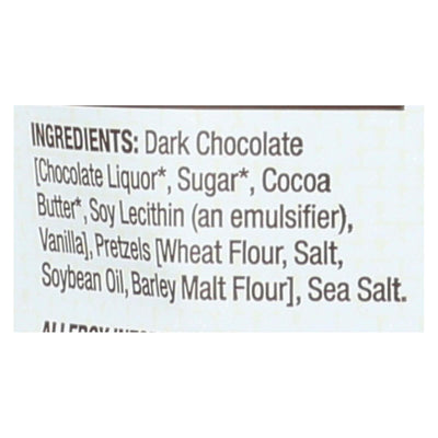 Bark Thins Snacking Dark Chocolate Pretzel - Sea Salt - Case Of 9 - 10 Oz. - Orca Market
