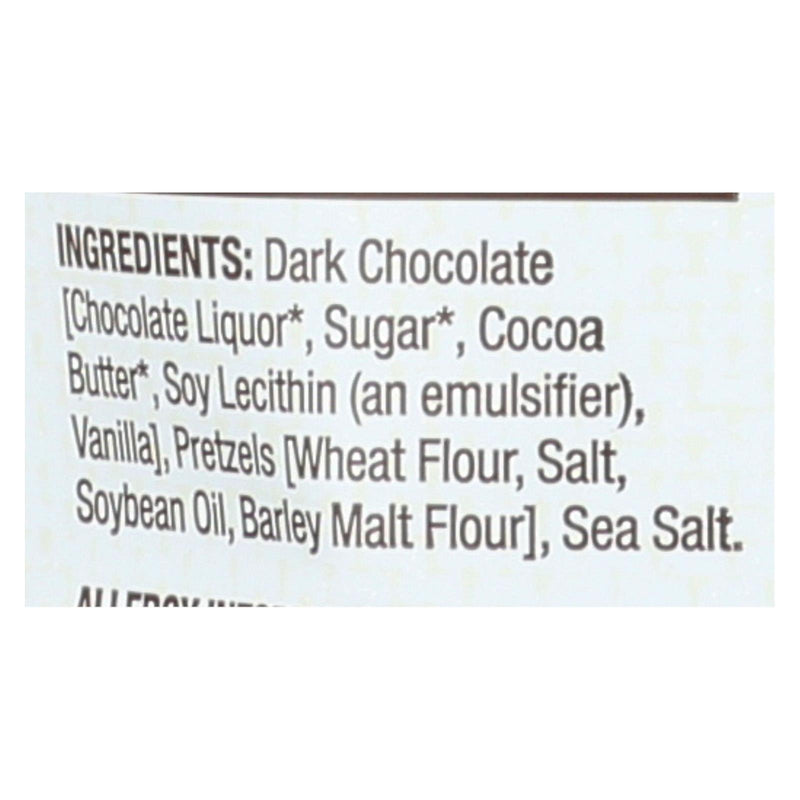 Bark Thins Snacking Dark Chocolate Pretzel - Sea Salt - Case Of 9 - 10 Oz. - Orca Market