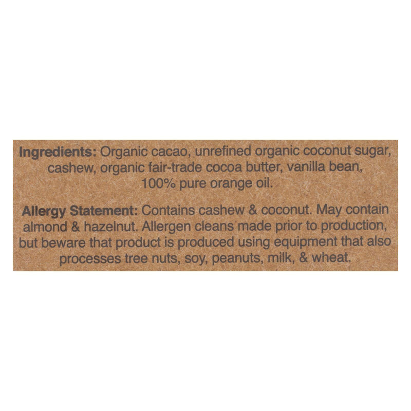 Hu - Dark Chocolate Bar Cashew Butter Orange Vanilla - Case Of 12-2.1 Oz - Orca Market