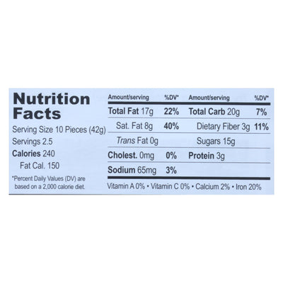 Equal Exchange - Bar Dark Chocolate Almond Sea Salt - Case Of 10 - 3.5 Ounce