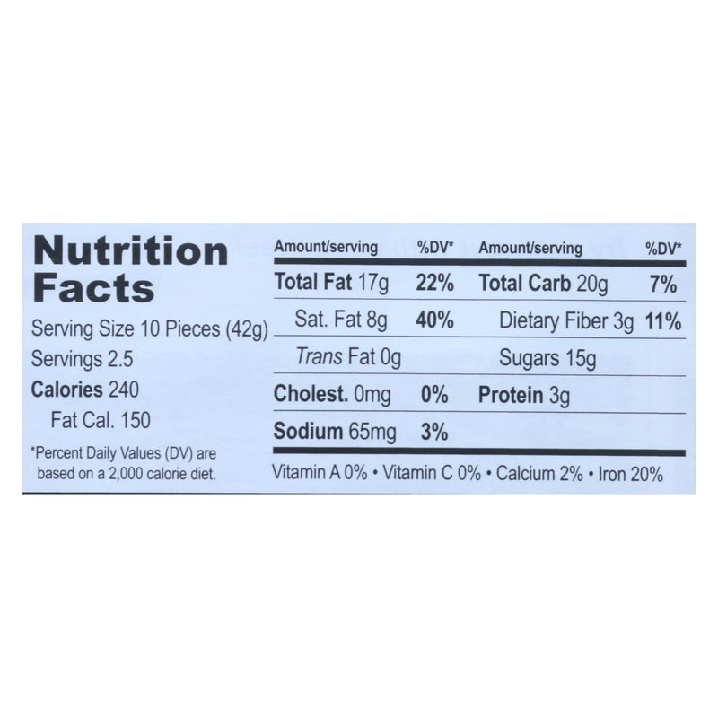 Equal Exchange - Bar Dark Chocolate Almond Sea Salt - Case Of 10 - 3.5 Ounce