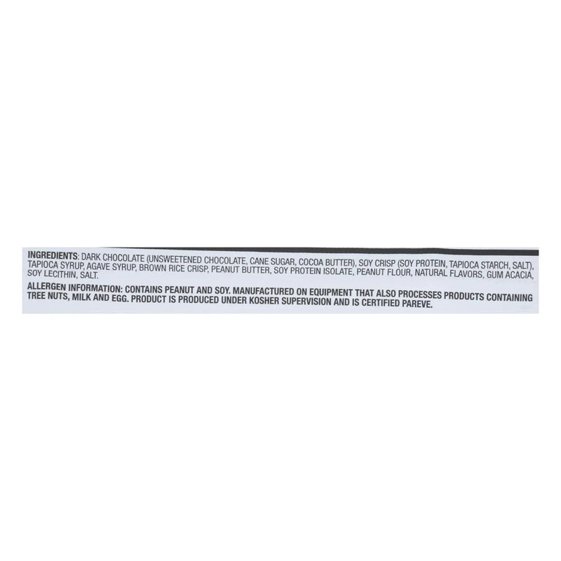An image displaying Nugo Nutrition Bar - Dark - Peanut Butter Cup - 1.76 Ounce - Case Of 12 by Nugo Nutrition Bar