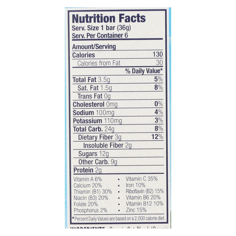 Clif Kid Zbar - Organic Zbar - Chocolate Chip - Case Of 9 - 7.62 Oz. - Orca Market