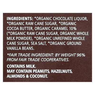 Equal Exchange Organic Milk Chocolate Bar - Caramel Crunch With Sea Salt - Case Of 12 - 2.8 Oz. - Orca Market
