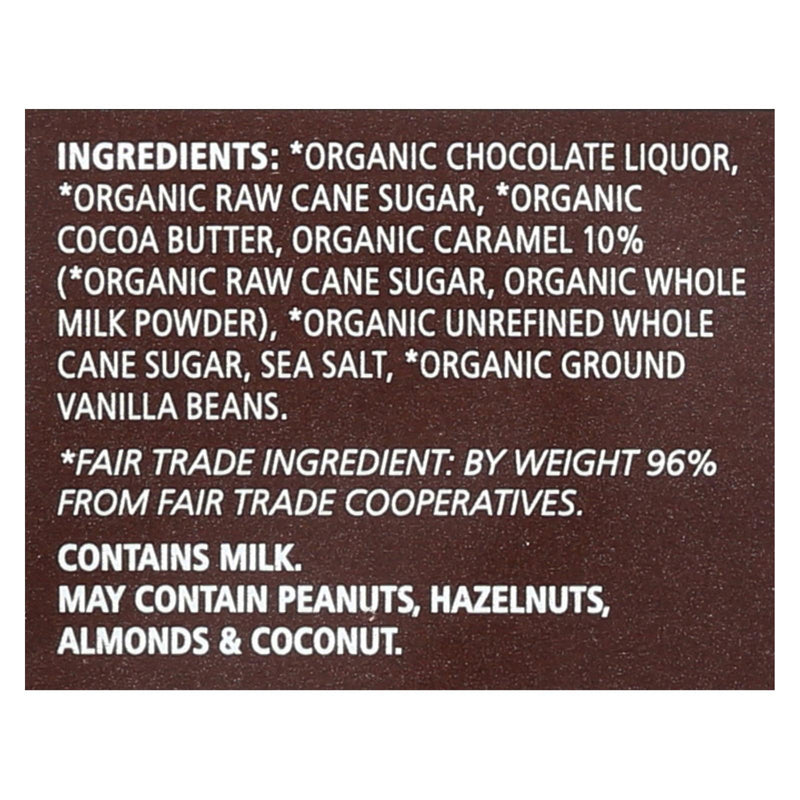 Equal Exchange Organic Milk Chocolate Bar - Caramel Crunch With Sea Salt - Case Of 12 - 2.8 Oz. - Orca Market
