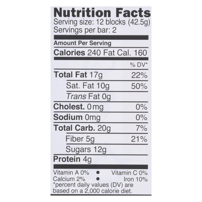 Divine - Bar Dark Chocolate W/almonds - Case Of 12 - 3 Oz