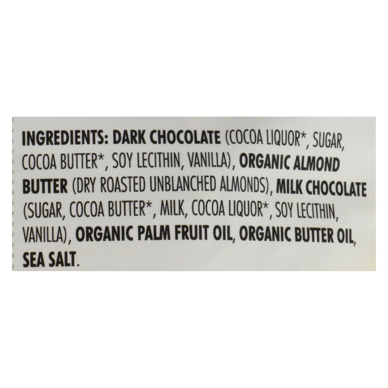 Chocolove Xoxox - Bites - Dark Chocolate Almonds And Sea Salt - Case Of 8 - 3.5 Ounce