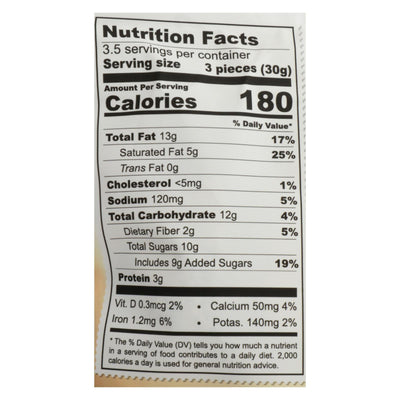 Chocolove Xoxox - Bites - Dark Chocolate Almonds And Sea Salt - Case Of 8 - 3.5 Ounce