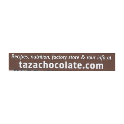 Taza Chocolate Organic Chocolate Mexicano Discs - 50 Percent Dark Chocolate - Guajillo Chili - 2.7 Ounce - Case Of 12
