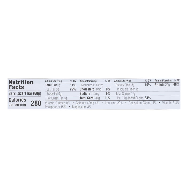 Clif Bar Builder Bar - Chocolate - Case Of 12 - 2.4 Oz - Orca Market