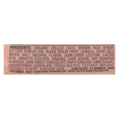 Bobo's Oat Bars - All Natural - Gluten Free - Chocolate Almond - 3 Oz Bars - Case Of 12 - Orca Market
