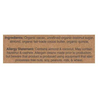 Hu - Dark Chocolate Bar Almond Butter Quinoa - Case Of 12-2.1 Oz - Orca Market