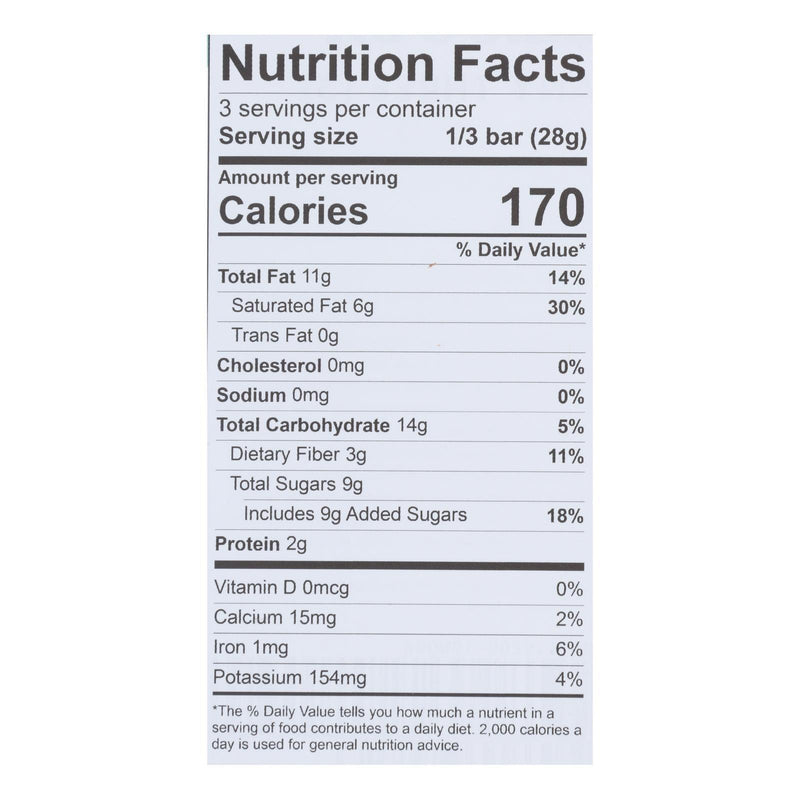 Theo Chocolate Organic Chocolate Bar - Classic - Dark Chocolate - 70 Percent Cacao - Mint - 3 Oz Bars - Case Of 12 - Orca Market