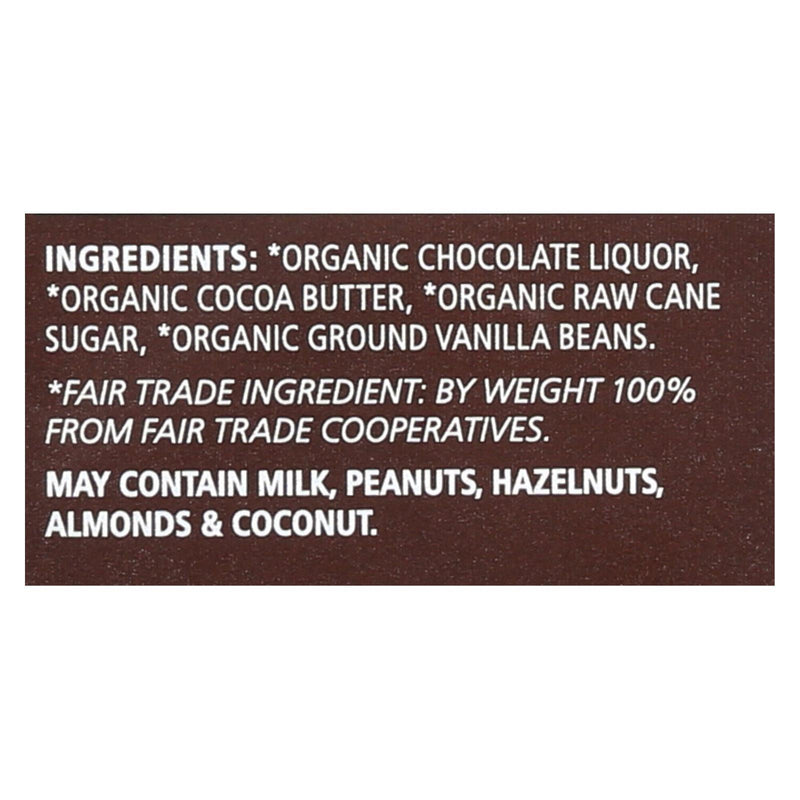Equal Exchange Organic Chocolate Bar - Extreme Dark - Case Of 12 - 2.8 Oz. - Orca Market