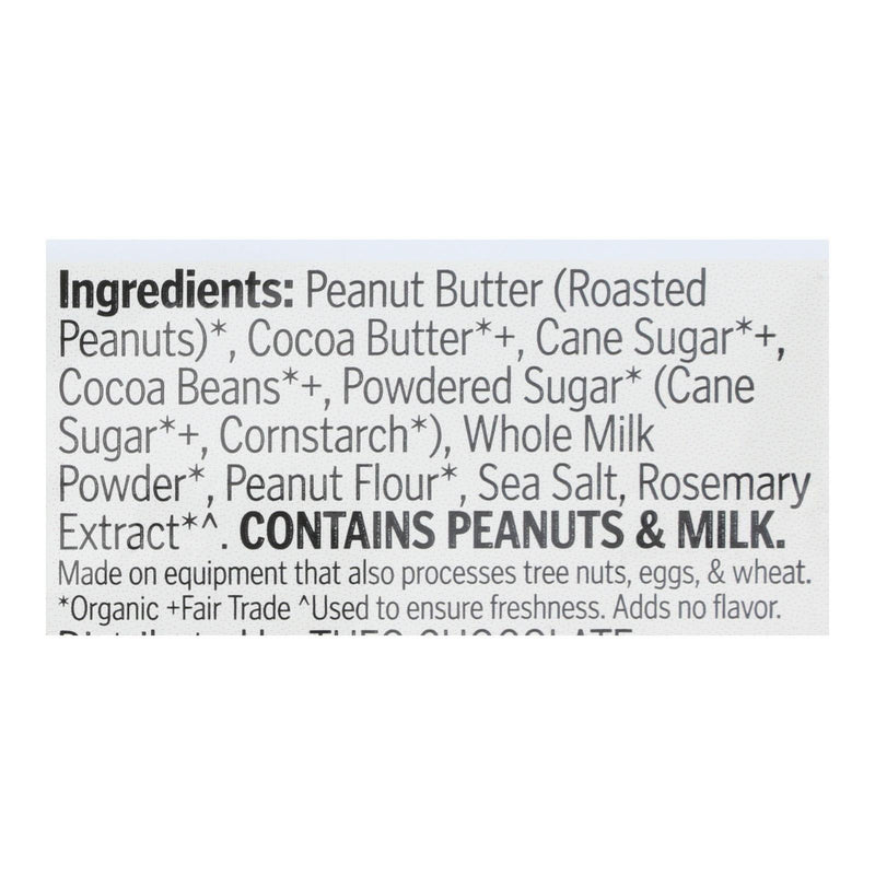 Theo Chocolate Peanut Butter Cups - Milk Chocolate - 1.3 Oz - Case Of 12 - Orca Market
