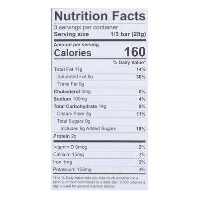 Theo Chocolate Organic Chocolate Bar - Classic - Dark Chocolate - 70 Percent Cacao - Sea Salt - 3 Oz Bars - Case Of 12 - Orca Market