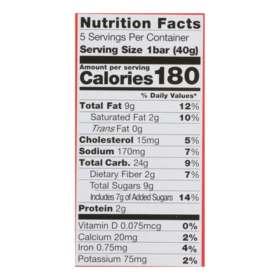 An image displaying Pamela's Products - Oat Chocolate Chip Whenever Bars - Peanut Butter - Case Of 6 - 1.41 Ounce by Pamela's Products