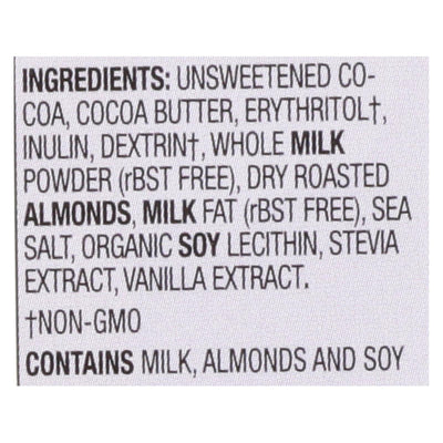 An image displaying Lily's Sweets Chocolate Bar - Milk Chocolate - 40 Percent Cocoa - Salted Almond - 3 Oz Bars - Case Of 12 by Lily's Sweets