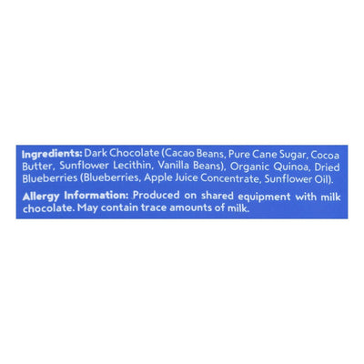Undercover Quinoa - Crispy Quinoa Dark Chocolate Blueberries - Case Of 12 - 2 Oz - Orca Market
