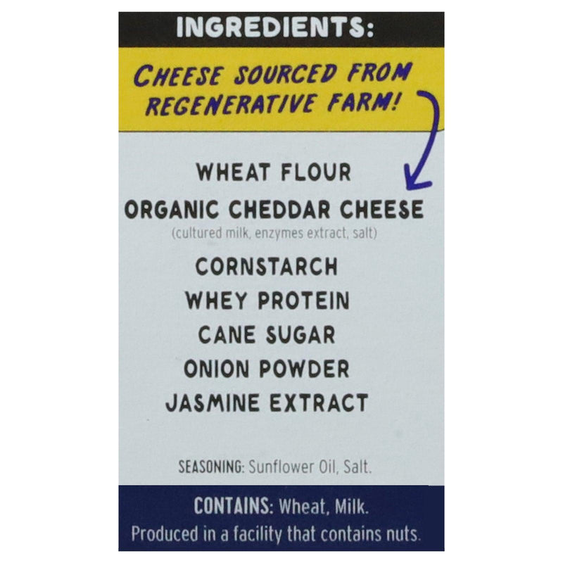 Cheddies - Cracker Organic Cheddar Classic Sea Salt - Case Of 6 - 4.2 Ounces - Orca Market