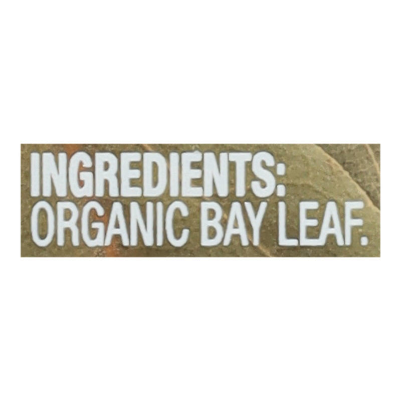 Simply Organic - Bay Leaf Organic - Case Of 6 - 0.14 Ounces - Orca Market