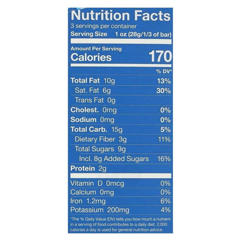 Endangered Species Natural Chocolate Bars - Dark Chocolate - 72 Percent Cocoa - Blueberries - 3 Ounce Bars - Case Of 12