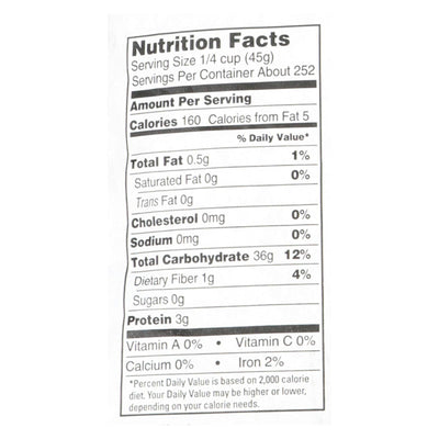 Lundberg Family Farms Organic Jasmine White Rice - Case Of 25 Lbs - Orca Market