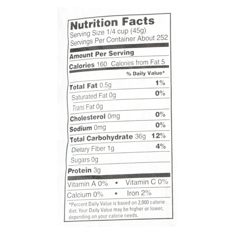 Lundberg Family Farms Organic Jasmine White Rice - Case Of 25 Lbs - Orca Market