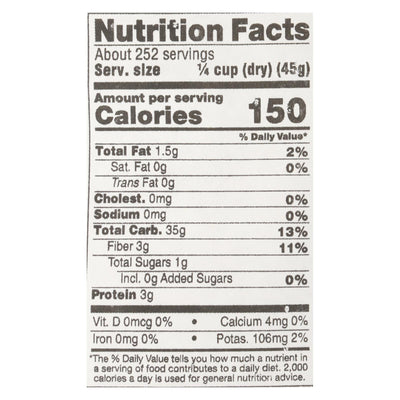 Lundberg Family Farms Short Grain Brown Rice - Case Of 25 Lbs - Orca Market