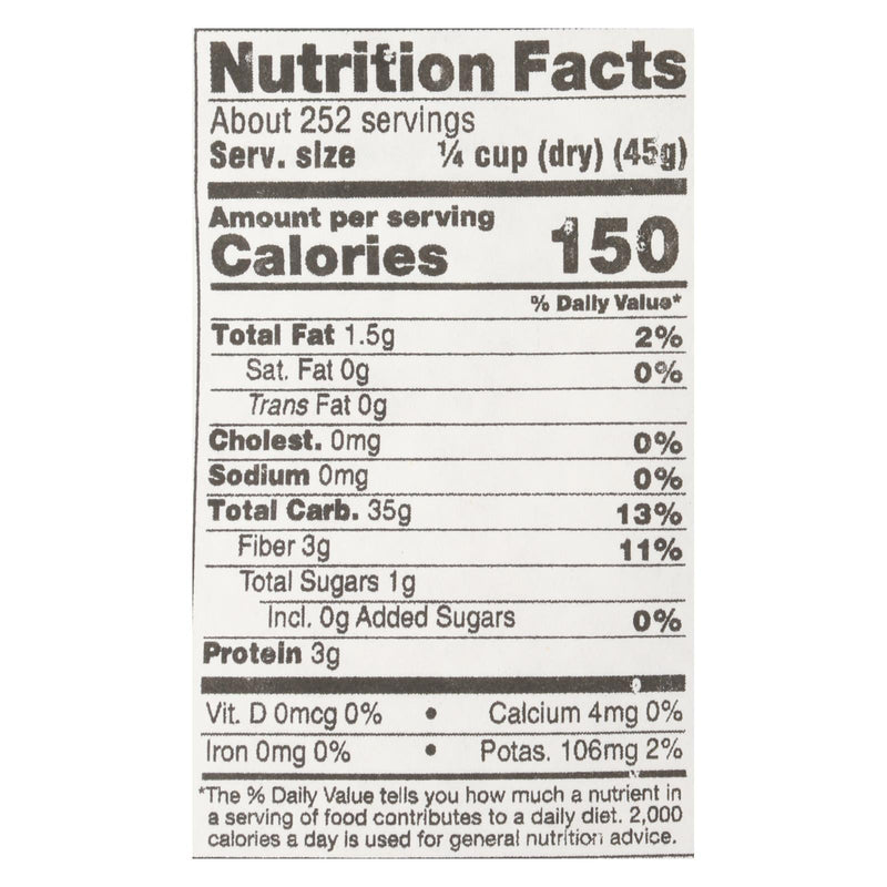 Lundberg Family Farms Short Grain Brown Rice - Case Of 25 Lbs - Orca Market