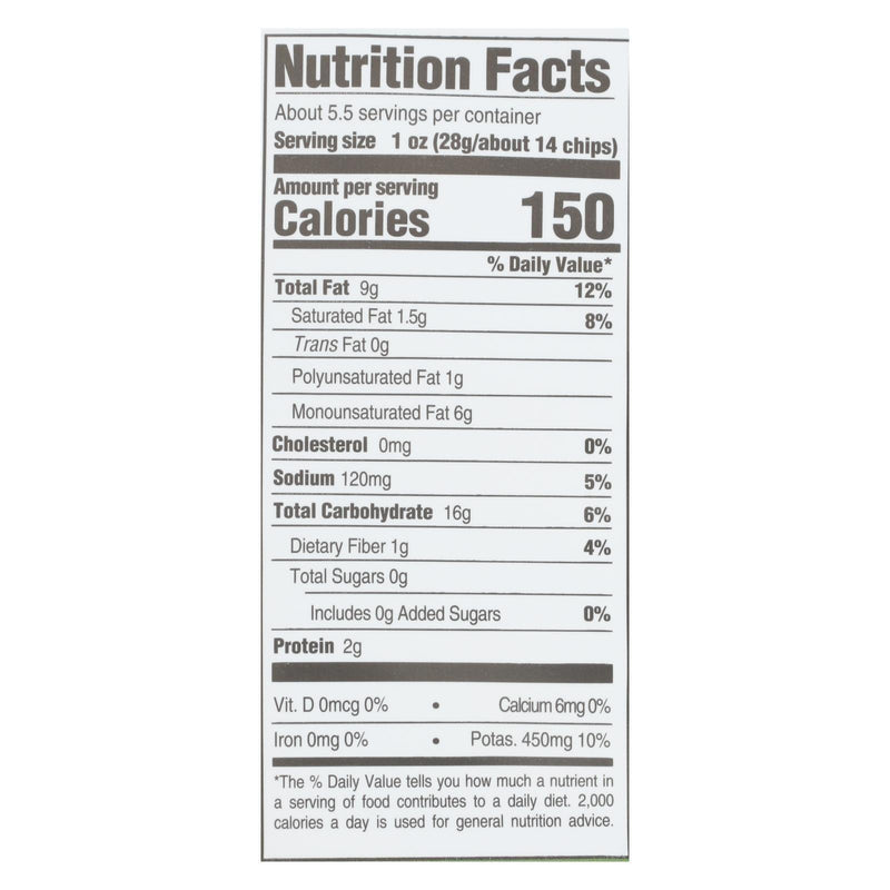 Boulder Canyon - Avocado Oil Canyon Cut Potato Chips - Sea Salt - Case Of 12 - 5.25 Oz. - Orca Market