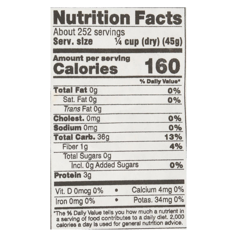 Lundberg Family Farms Organic Sushi Short Grain White Rice - Case Of 25 Lbs - Orca Market
