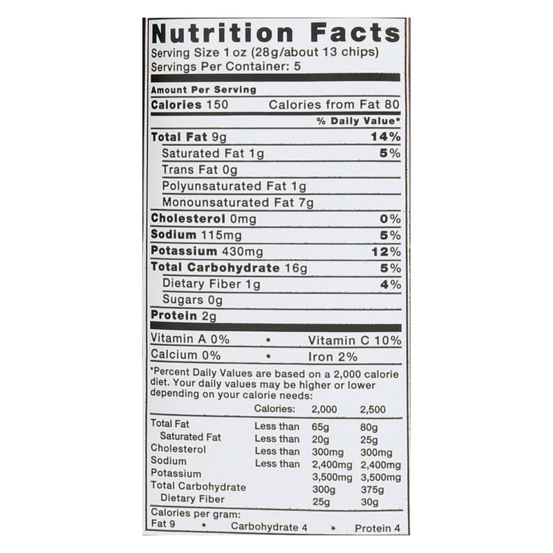 Kettle Brand Potato Chips - Sea Salt - Case Of 15 - 5 Ounce