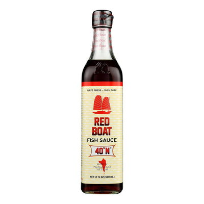 Red Boat Fish Sauce's Primary Ingredient - Case Of 12 - 17 Oz - Orca Market