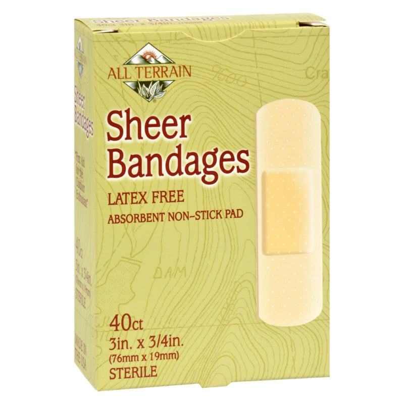 All Terrain - Bandages - Sheer - 3/4 In X 3 In - 40 Ct - Orca Market