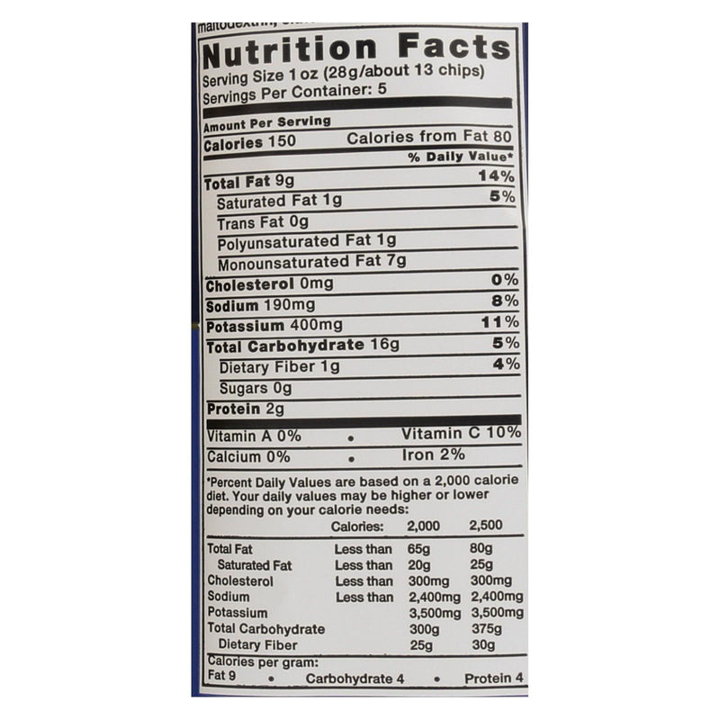 Kettle Brand Potato Chips - Sea Salt And Vinegar - Case Of 15 - 5 Ounce