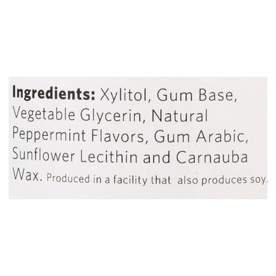 Xylichew Chewing Gum - Sugar Free Peppermint - 60 Piece Jar - Case Of 4 - Orca Market