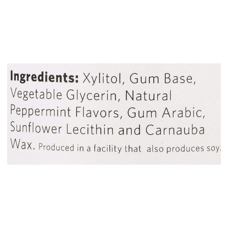 Xylichew Chewing Gum - Sugar Free Peppermint - 60 Piece Jar - Case Of 4 - Orca Market